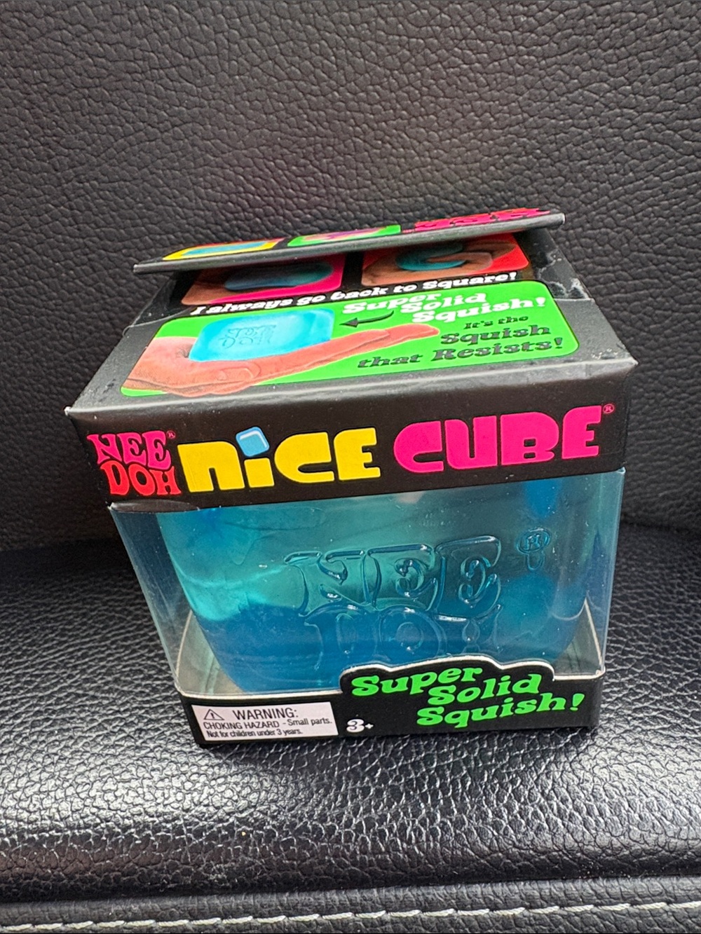 Nice Cube Blue Super Solid Squish Toy